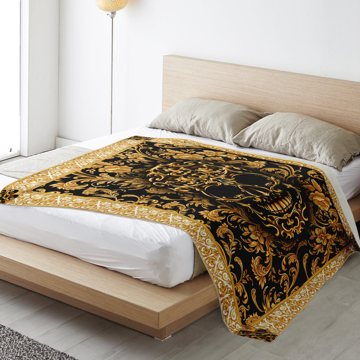 Baroque Skull Blanket