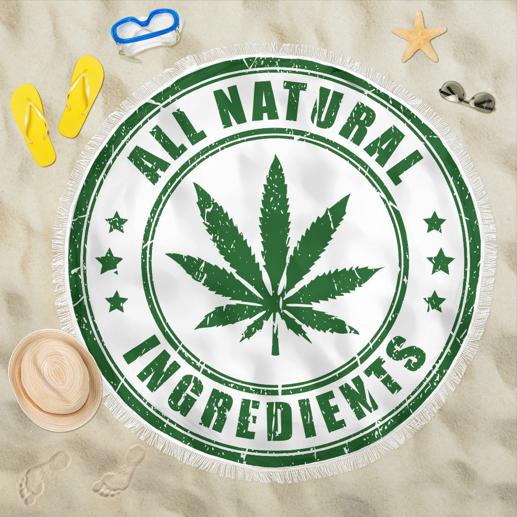 All Natural Ingredients Beach Blanket - Modern Style