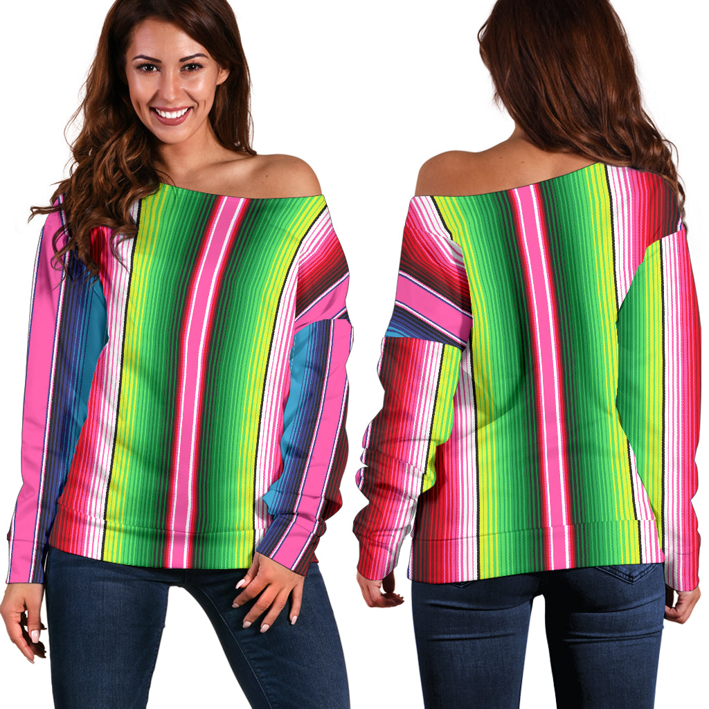 Mexican Stripe Off Shoulder