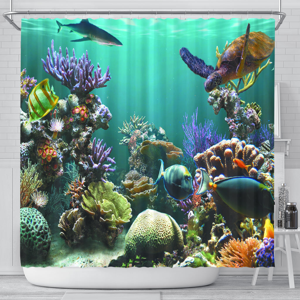 Ocean World Shower Curtain