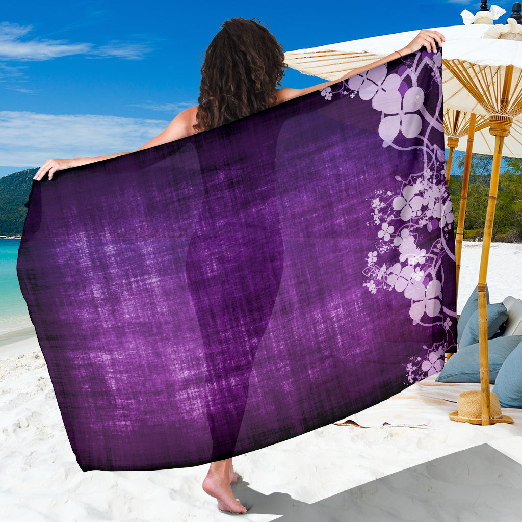 Purple Clover Sarong