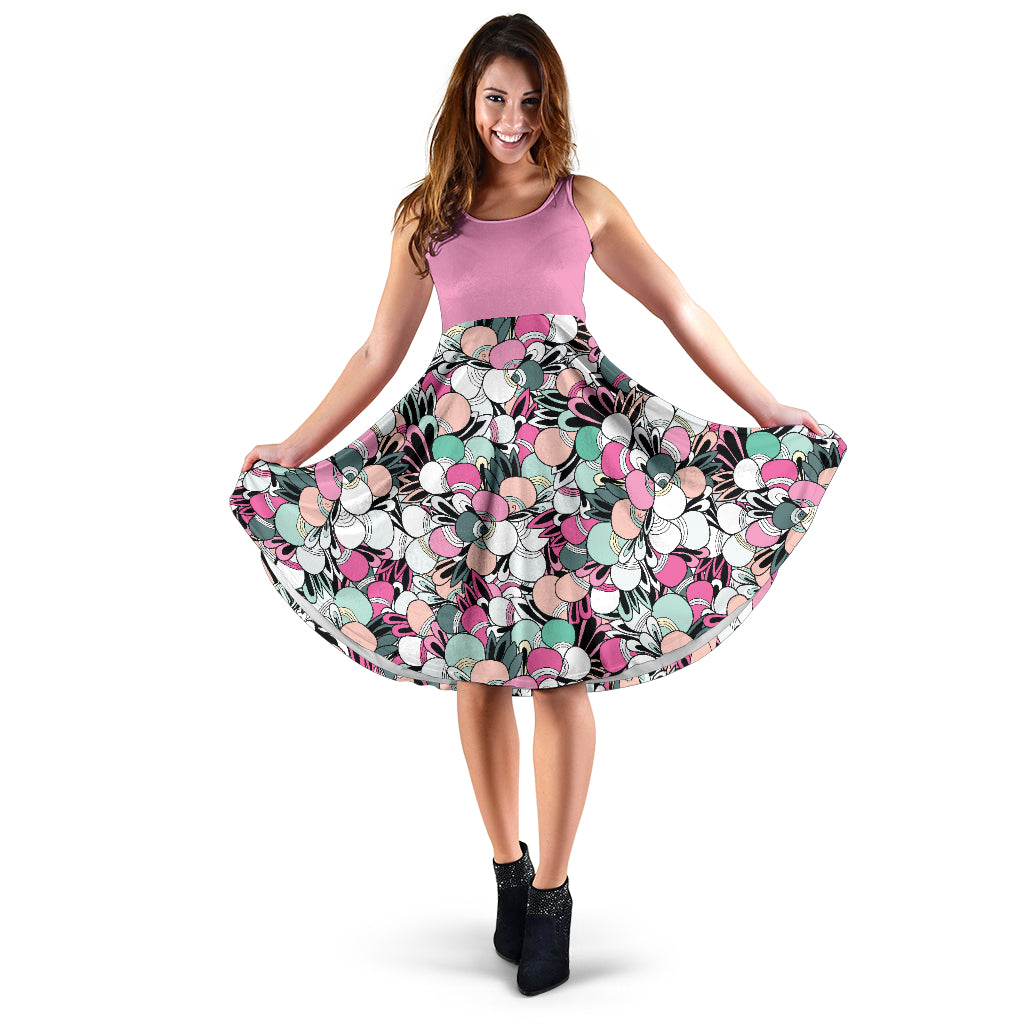 Funky Patterns in Candy 2Tone Dress