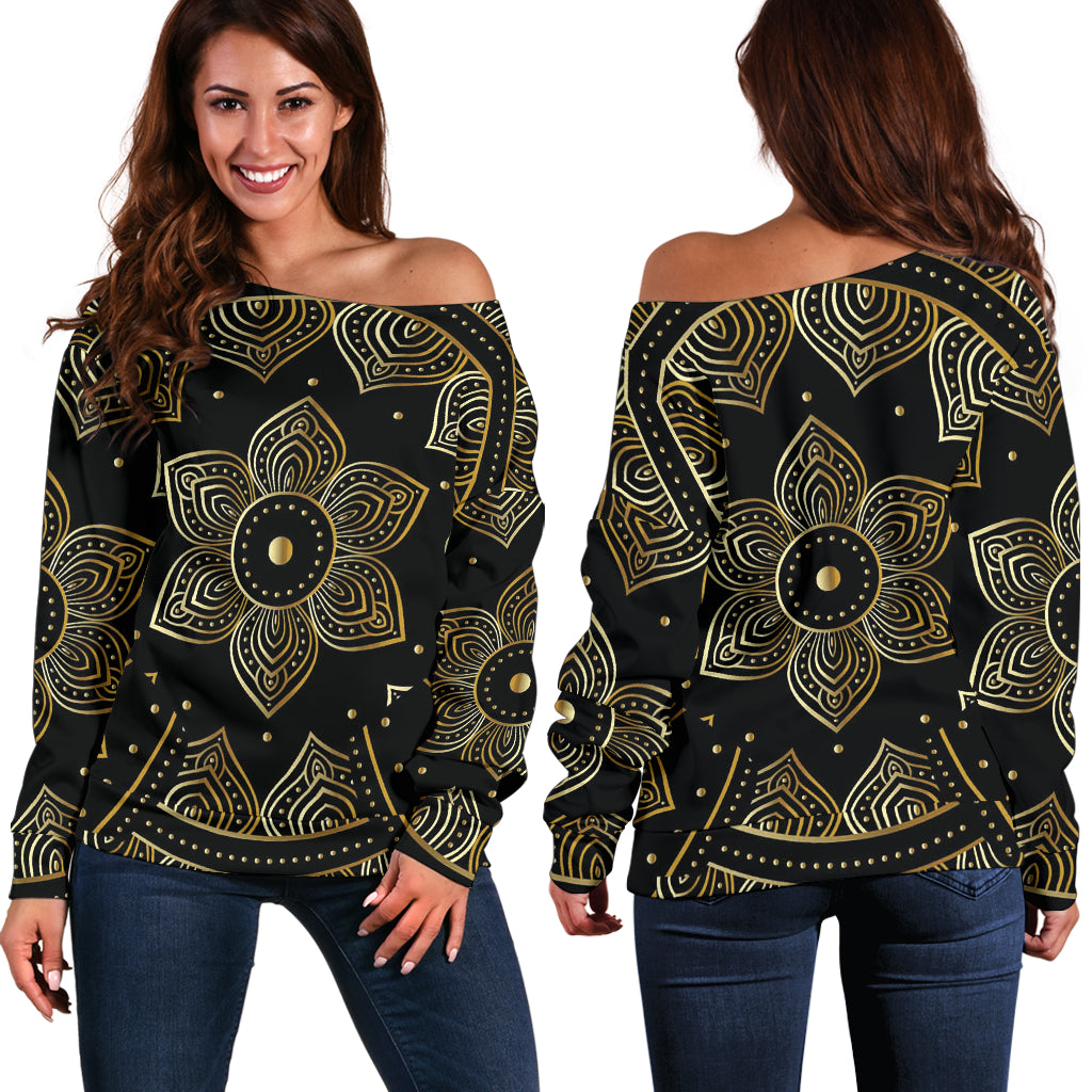 Mandala Vibes Off Shoulder