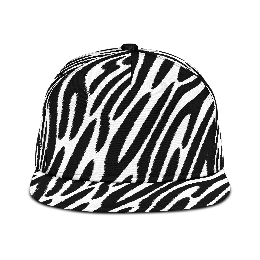 Snap Back Hat Zebra Animal Print