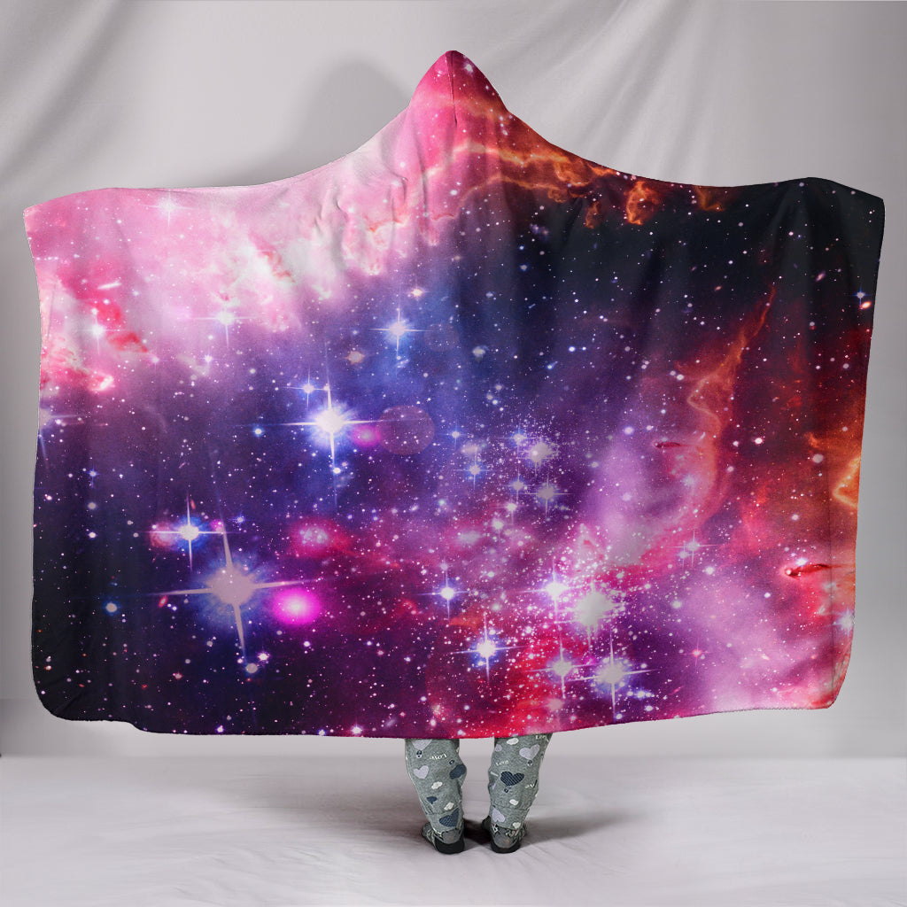Galaxy Hooded Blanket