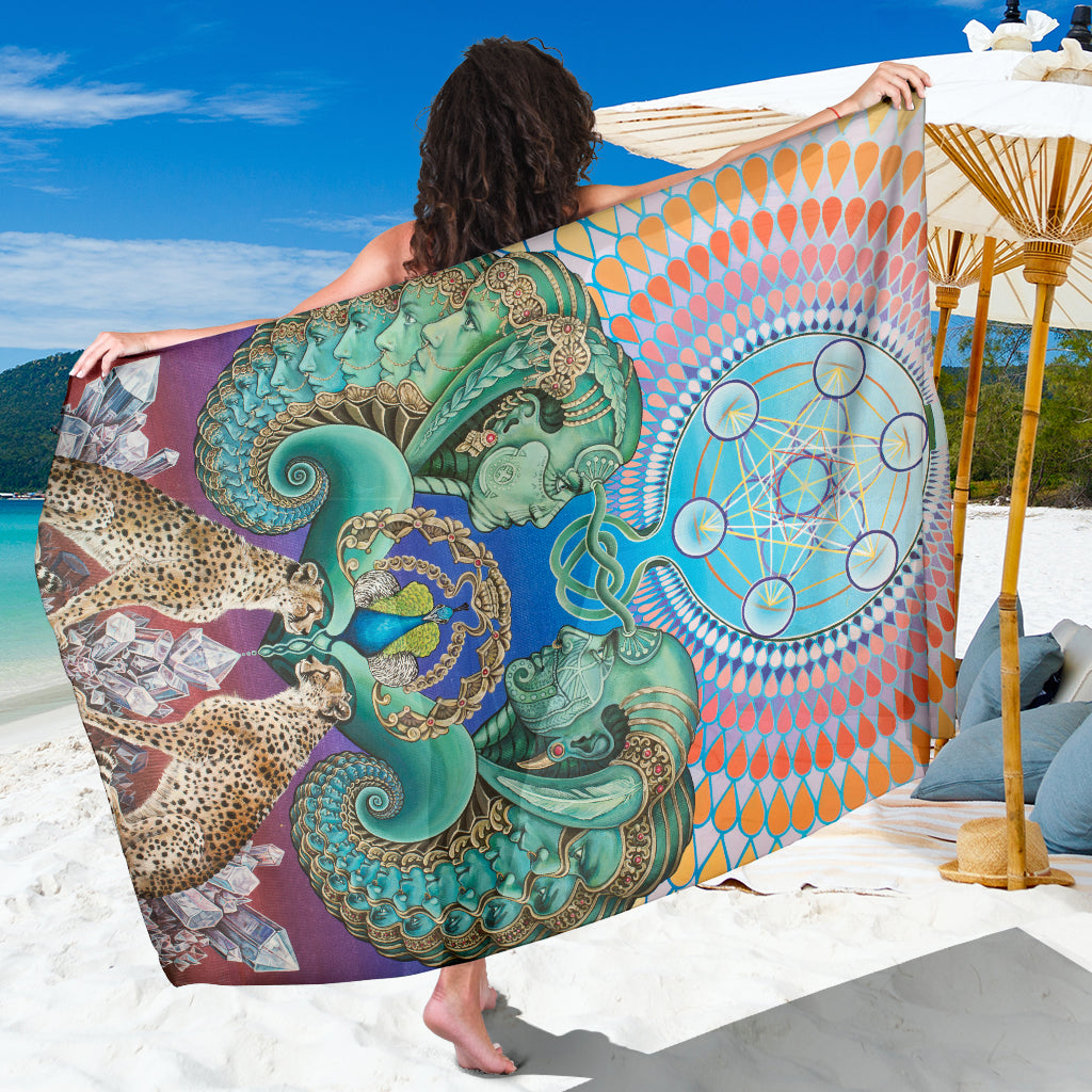 Reflection Reaction Sarong