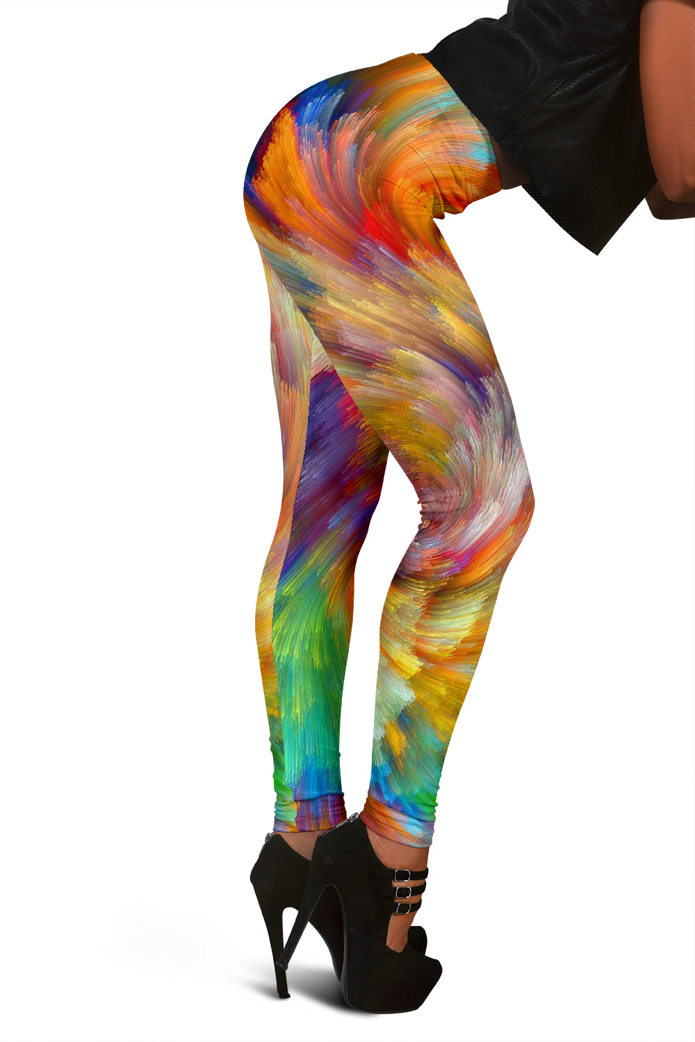 Painted Swirl Leggings