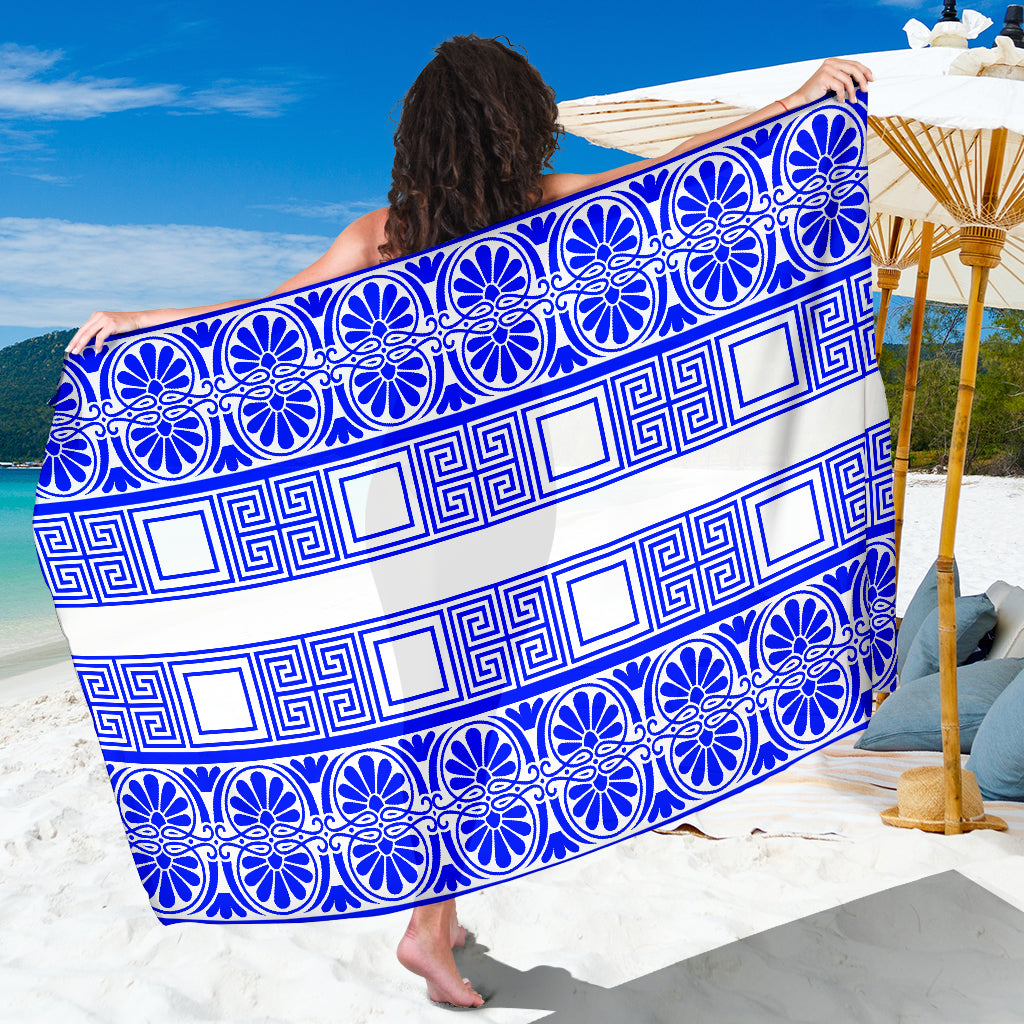 White & Blue Sarong