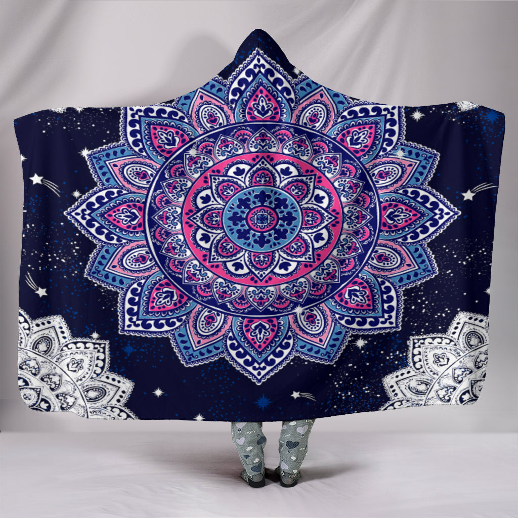 Mandala Hoodie Blanket
