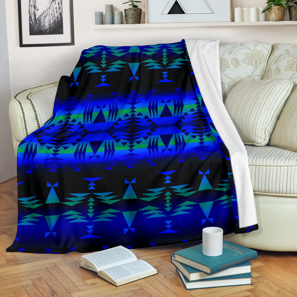 Between the Blue Ridge Mountains Blanket - Modern Style