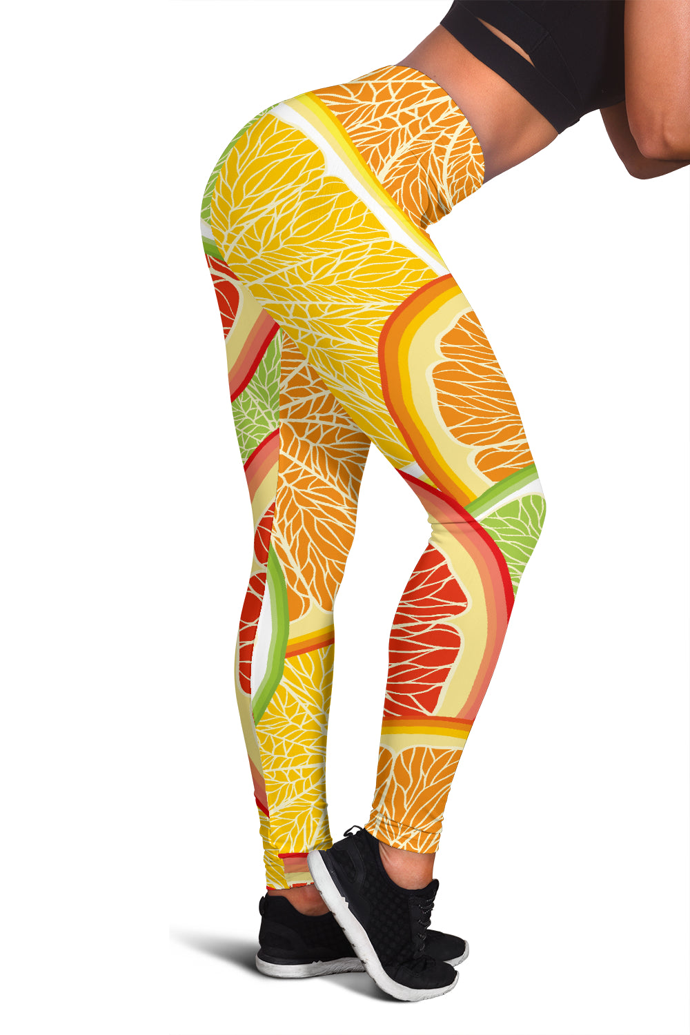 Citrus Slice Leggings - Modern Style