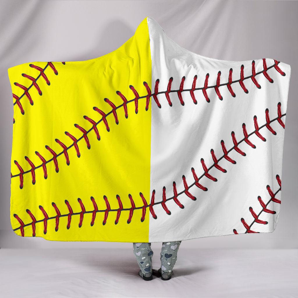 Softball Baseball Hooded Blanket