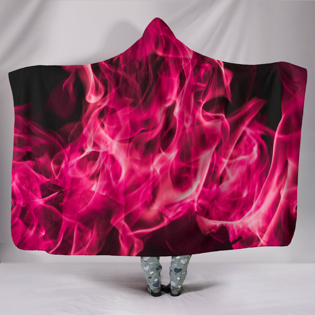 3D Skull Art Hooded Blanket