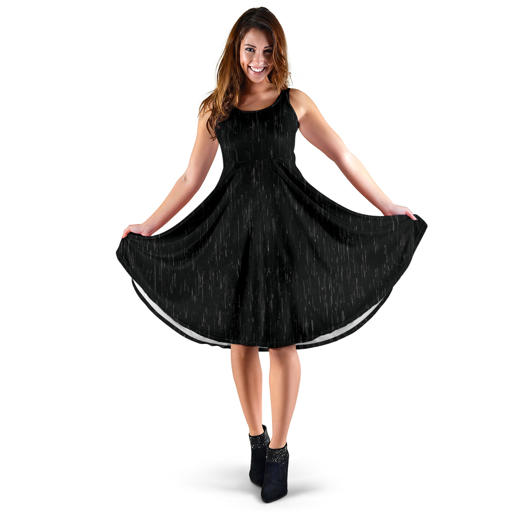 Black Rain Dress - Modern Style