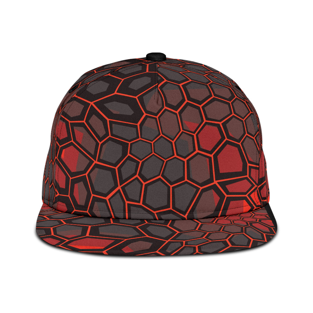 Red and Gray Snapback Hat