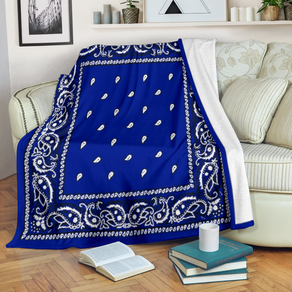 Crip Blue Blanket - Modern Style