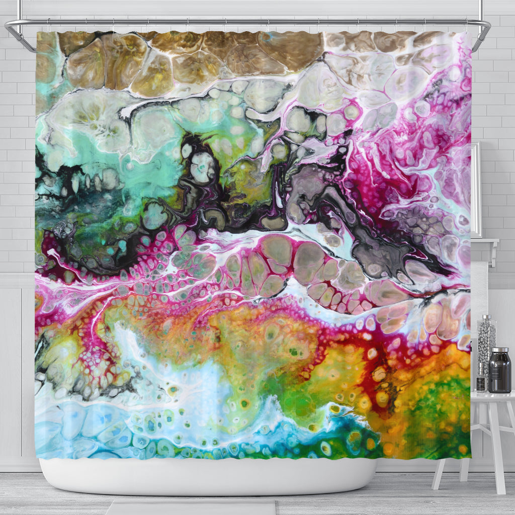 Abstract Shower Curtain - Modern Style