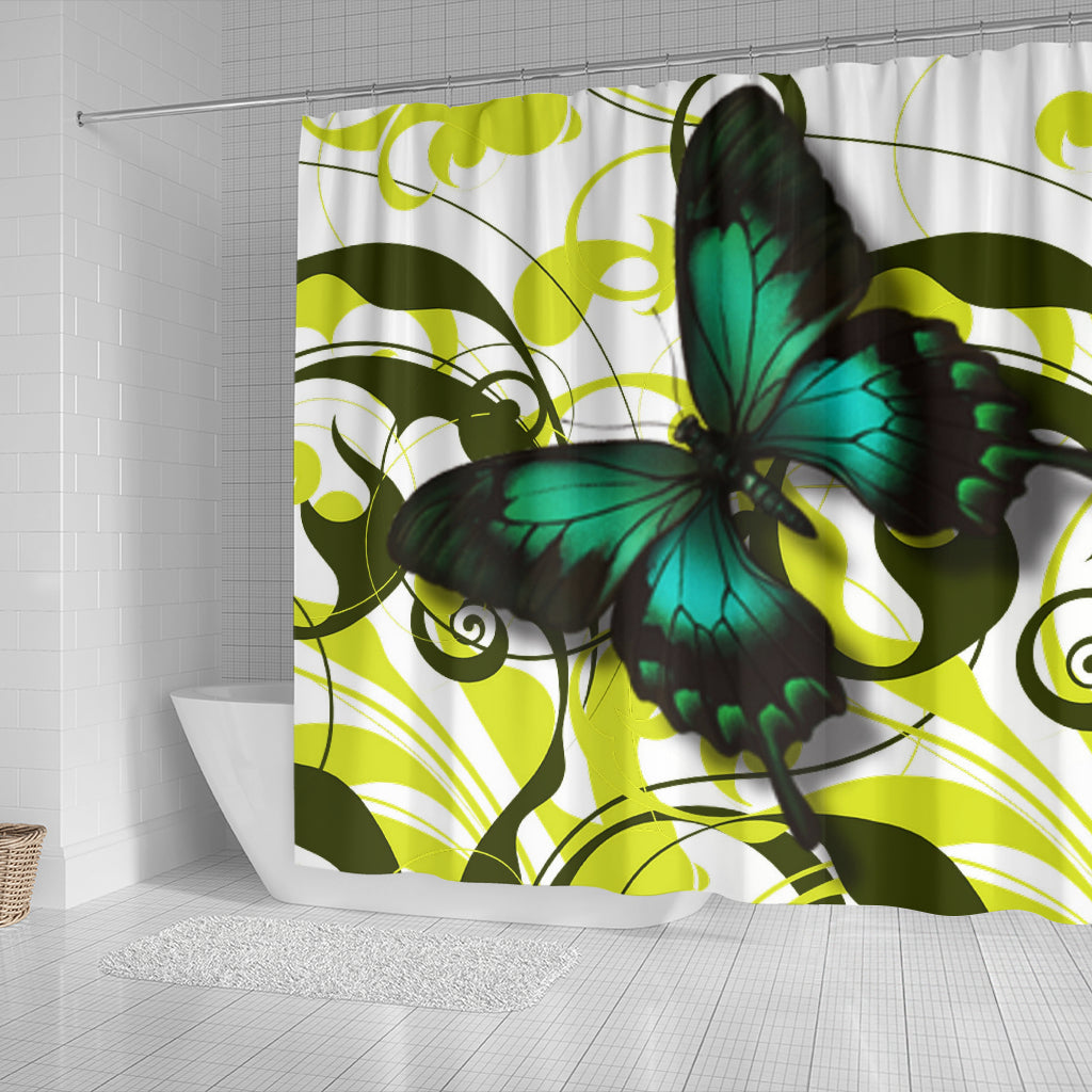 Butterfly Shower Curtain - Modern Style