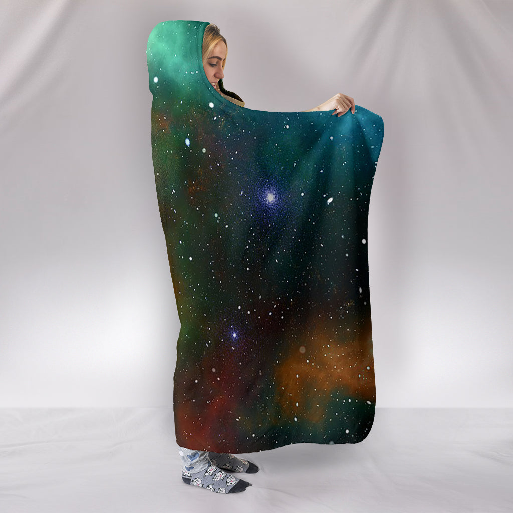 Stunning Galaxy Hooded Blanket