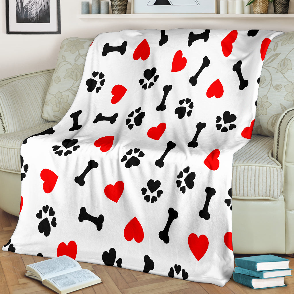 Dog Love Blanket - Modern Style