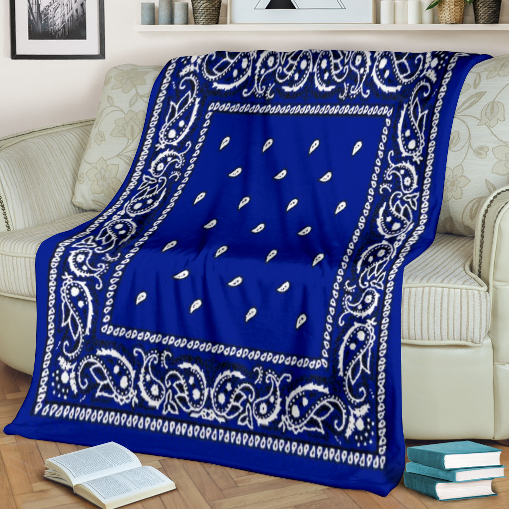 Crip Blue Blanket - Modern Style
