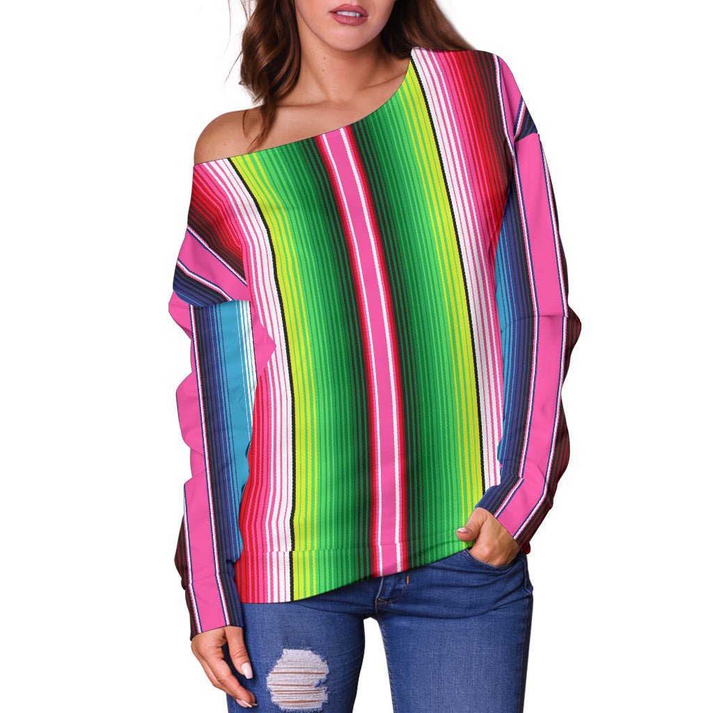Mexican Stripe Off Shoulder