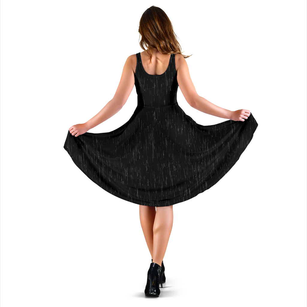 Black Rain Dress - Modern Style