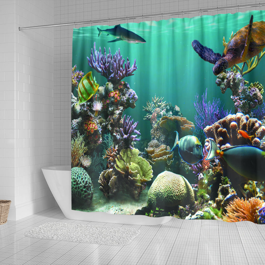 Ocean World Shower Curtain