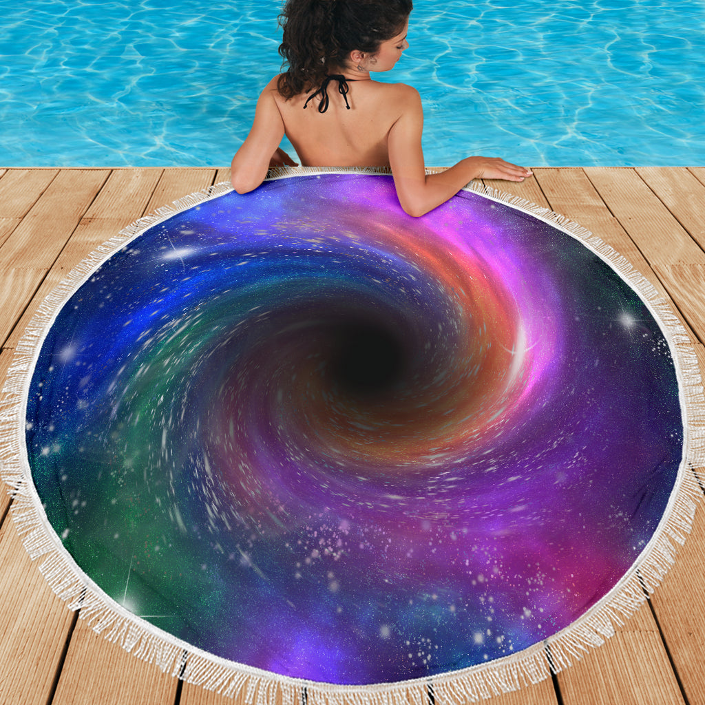 Black Hole Beach Blanket - Modern Style