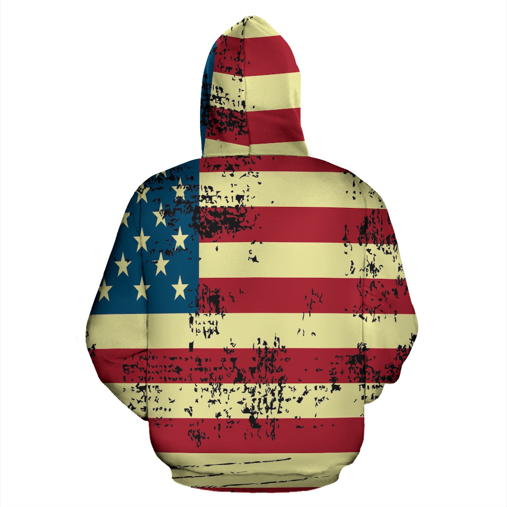 American Flag Zip Hoodie - Modern Style