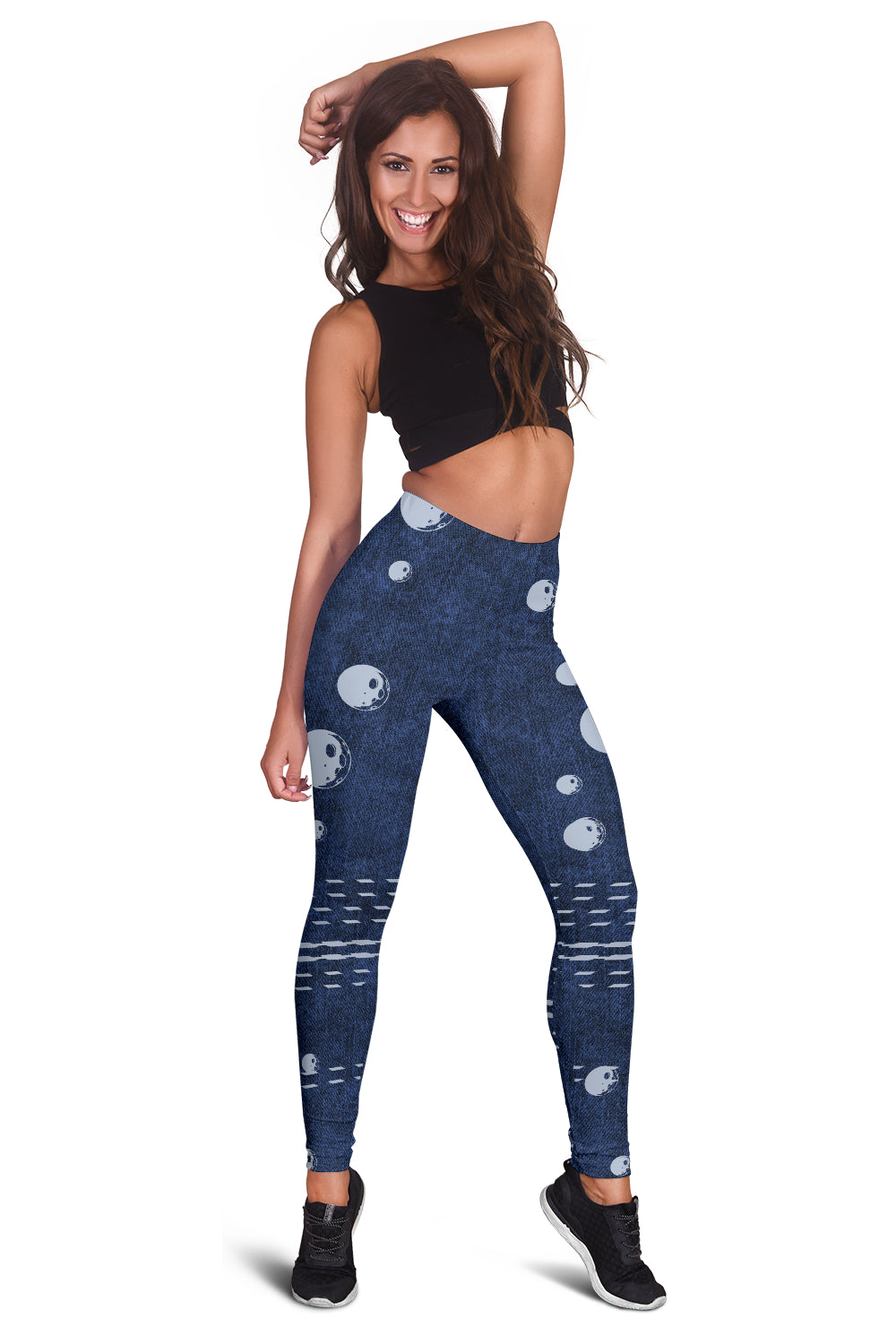Denim Moons Leggings - Modern Style
