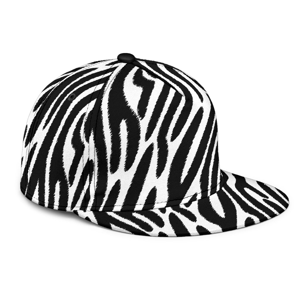 Snap Back Hat Zebra Animal Print