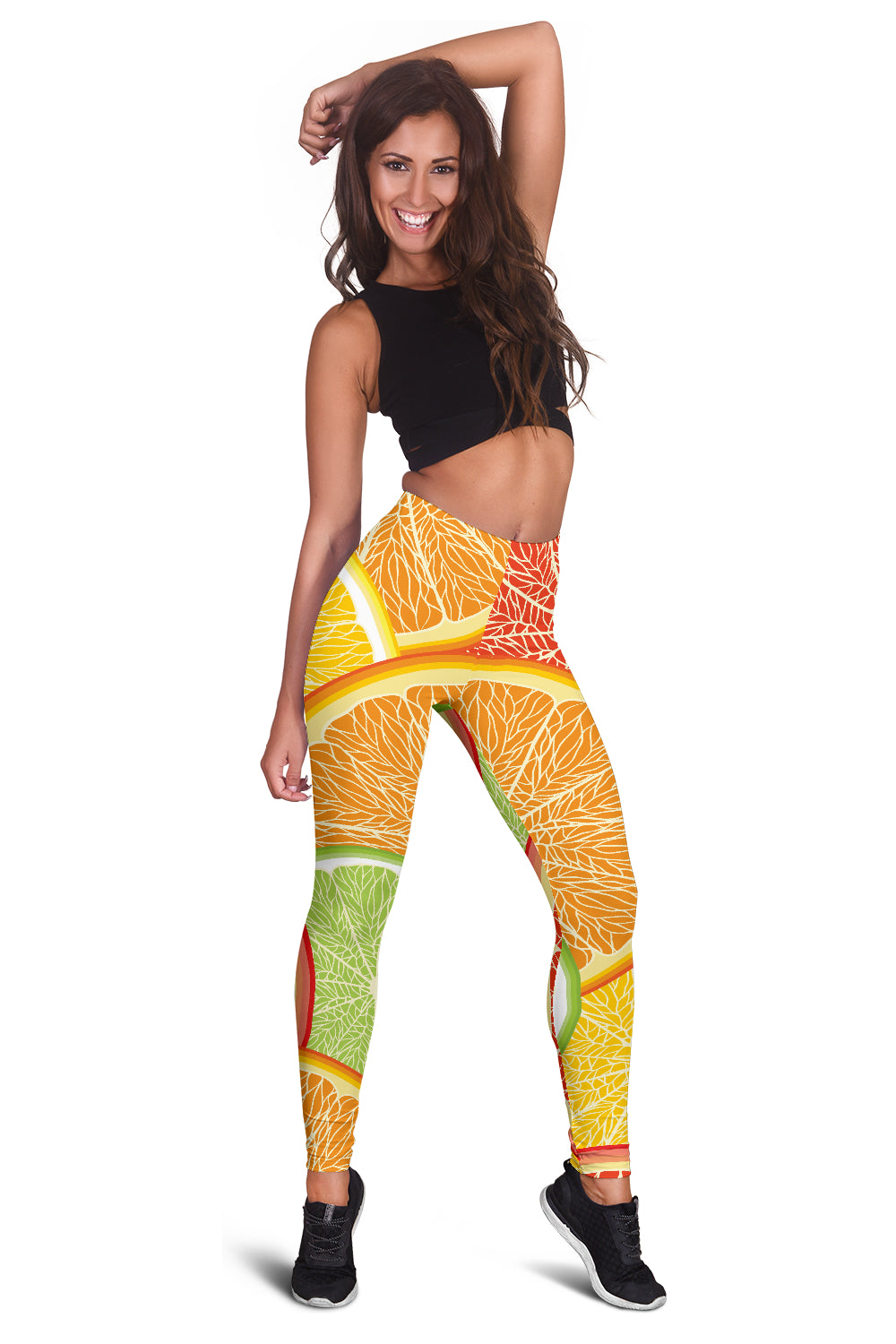 Citrus Slice Leggings - Modern Style