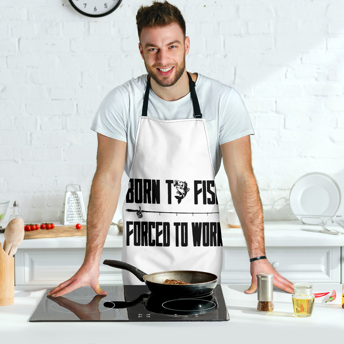 Born To Fish Apron - Modern Style