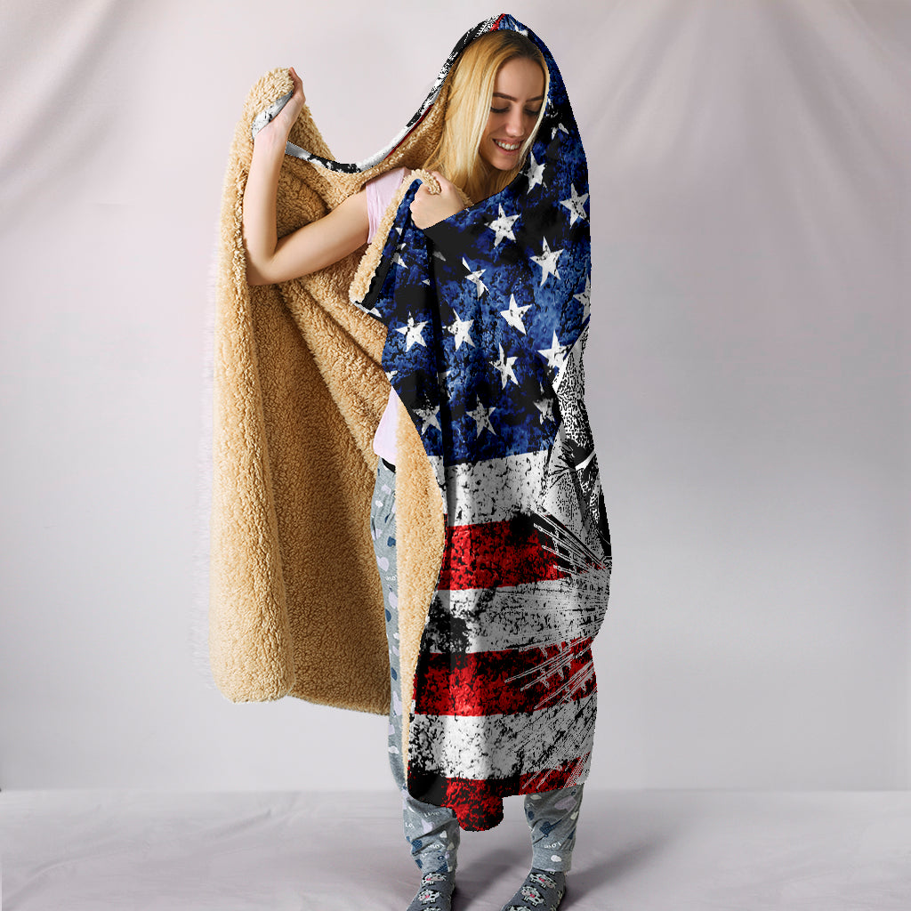 Firefighter Hooded Blanket