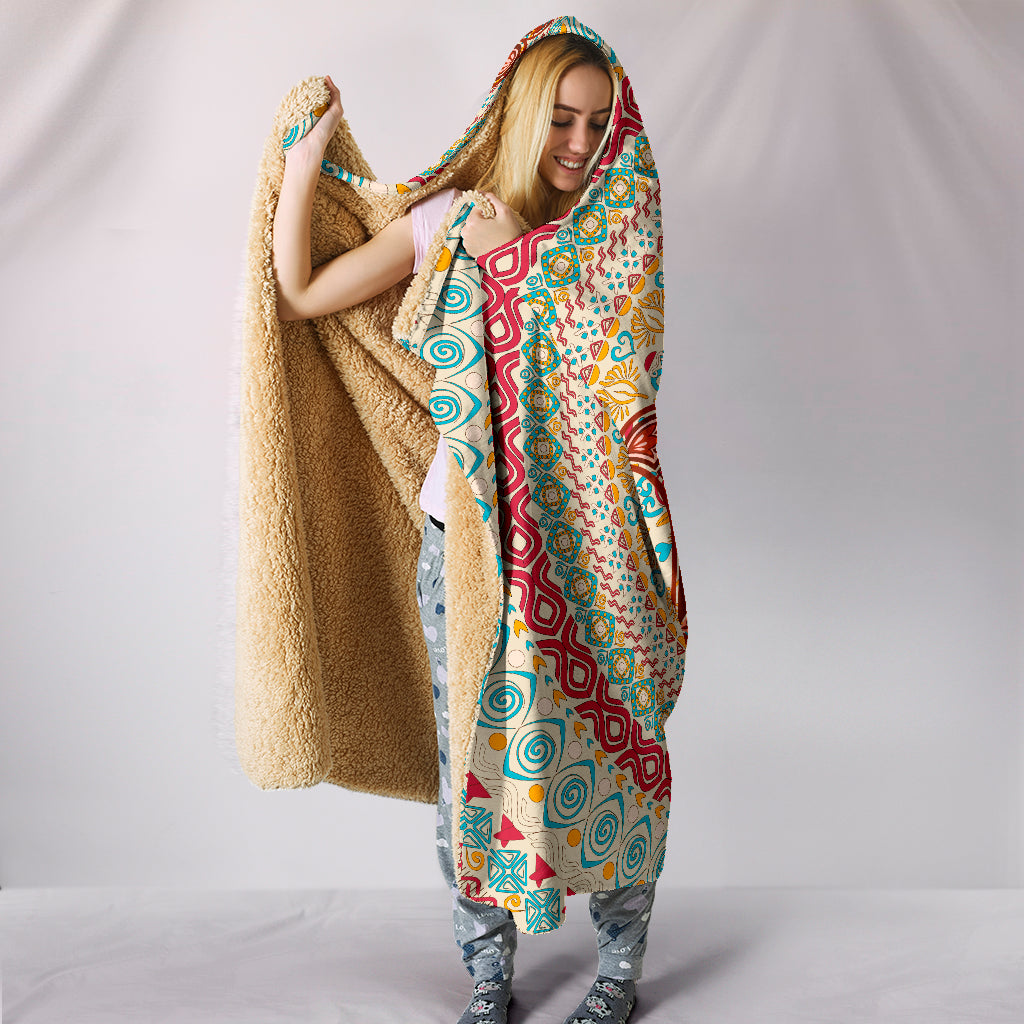 Hamsa Hand Hooded Blanket