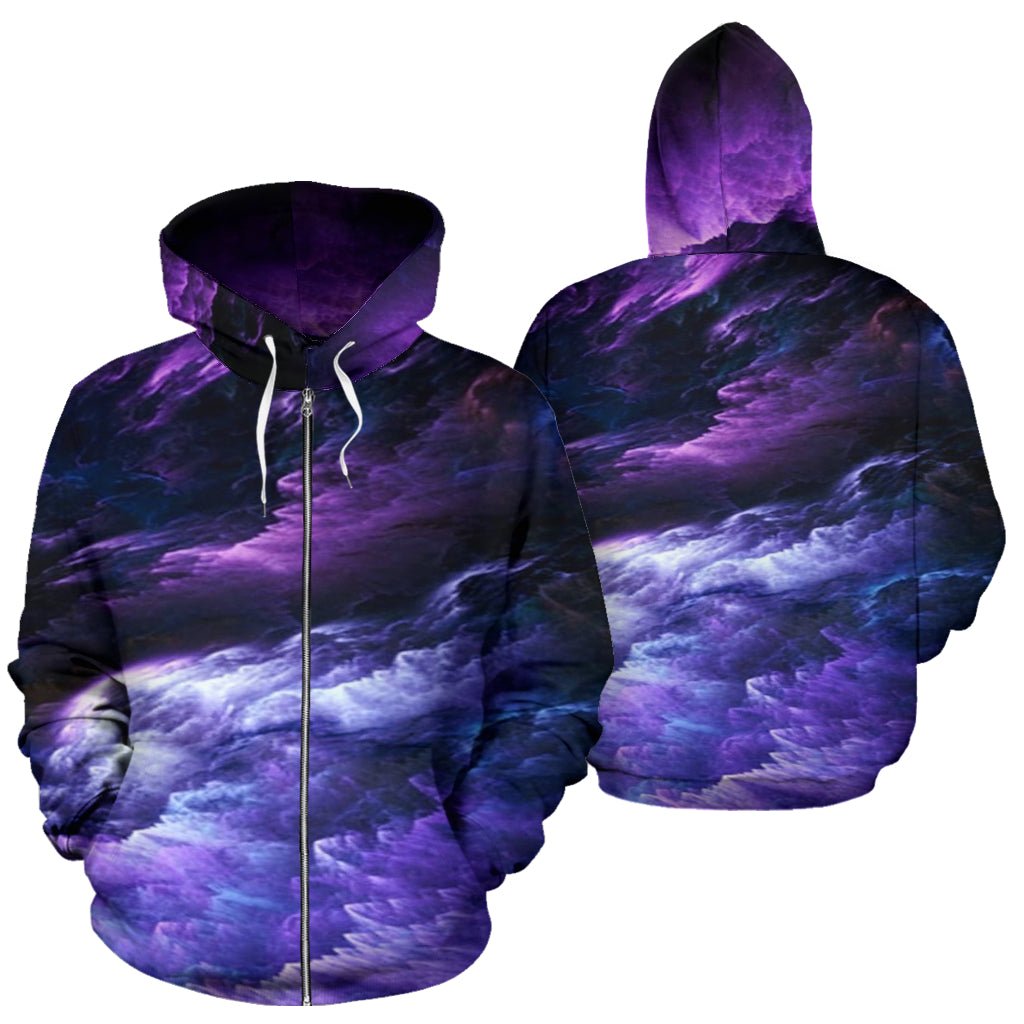 NP Purple Universe Zip Hoodie