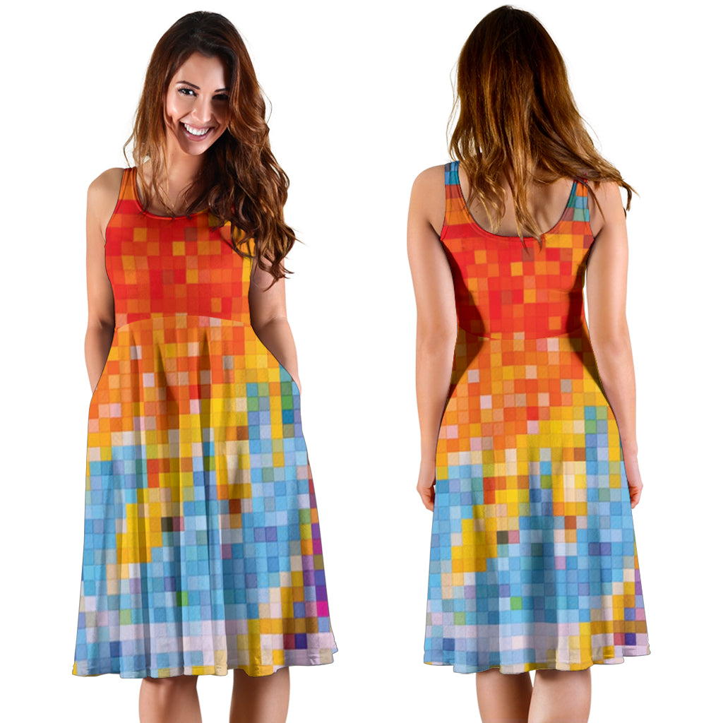 Mosaic Sun and Moon 2 Dress