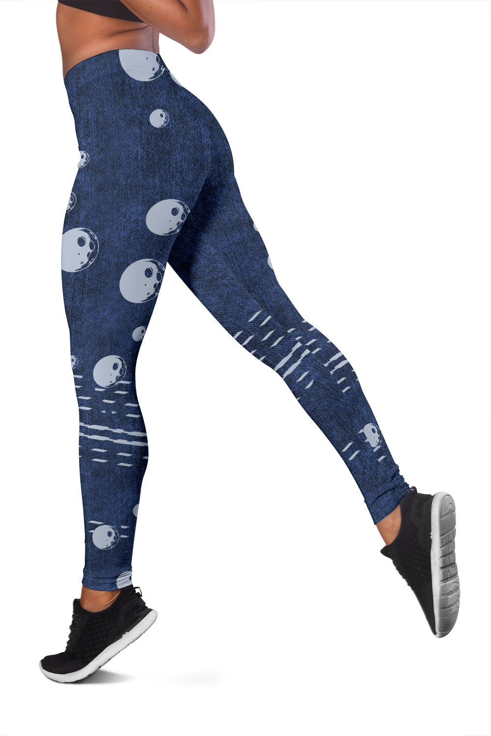 Denim Moons Leggings - Modern Style