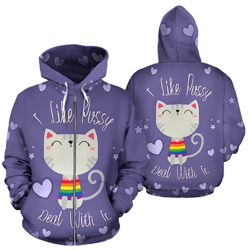 I Like Pussy Deal Hoodie Zip