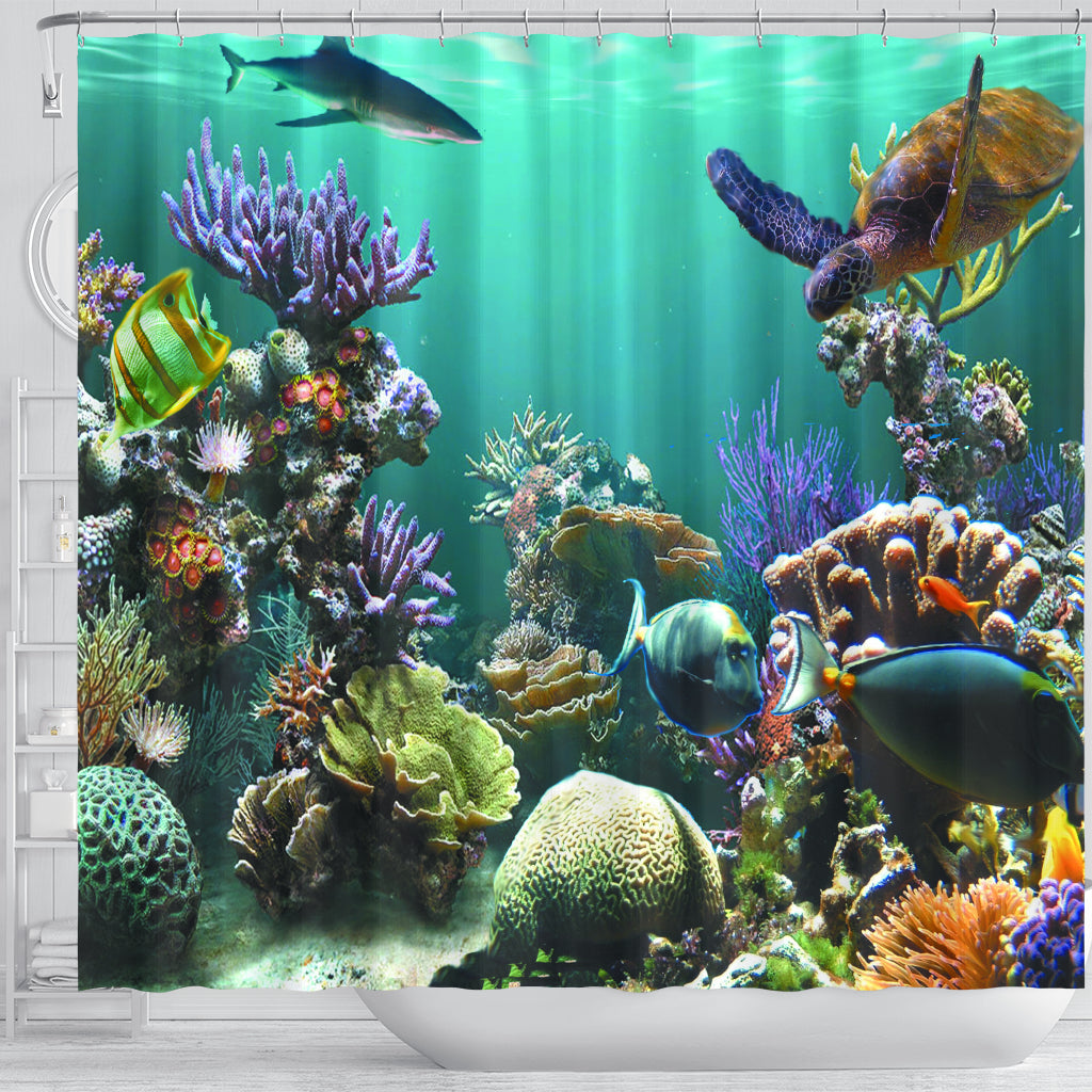 Ocean World Shower Curtain
