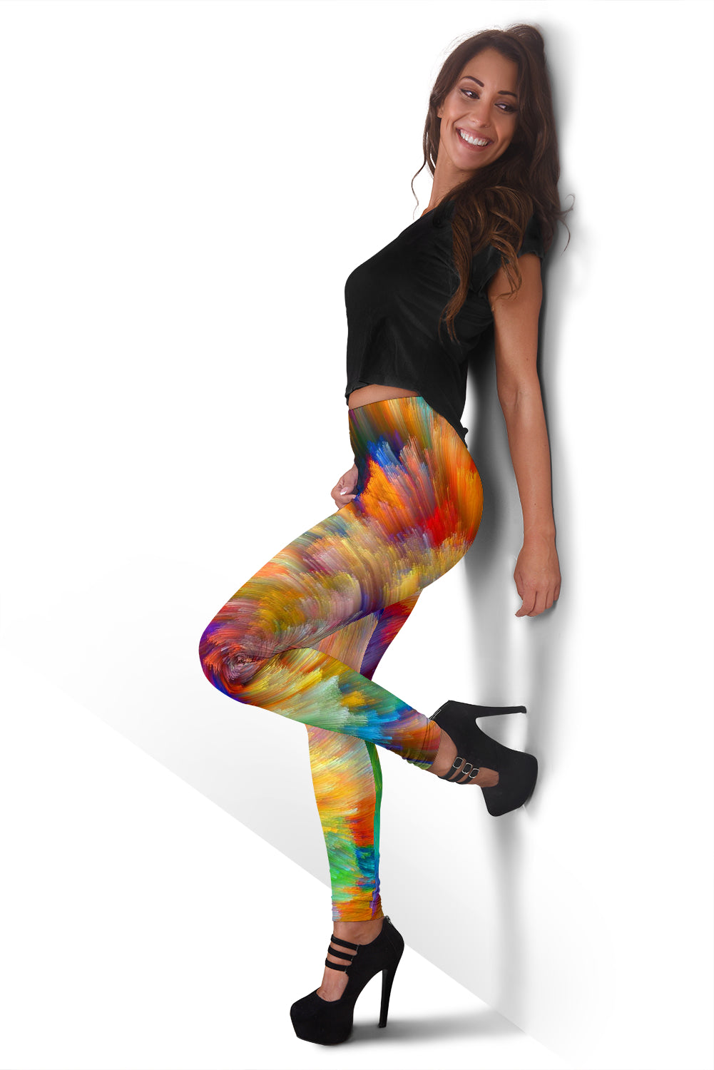 Painted Swirl Leggings