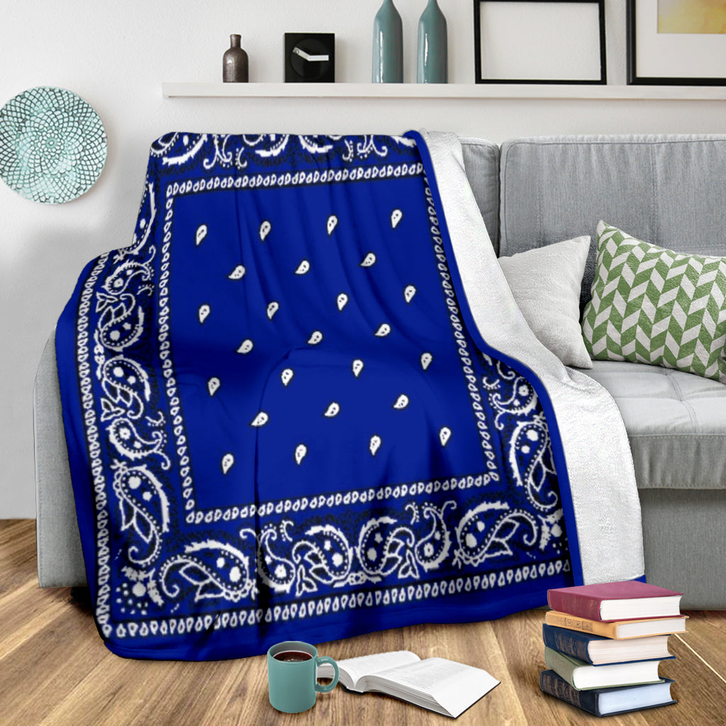 Crip Blue Blanket - Modern Style