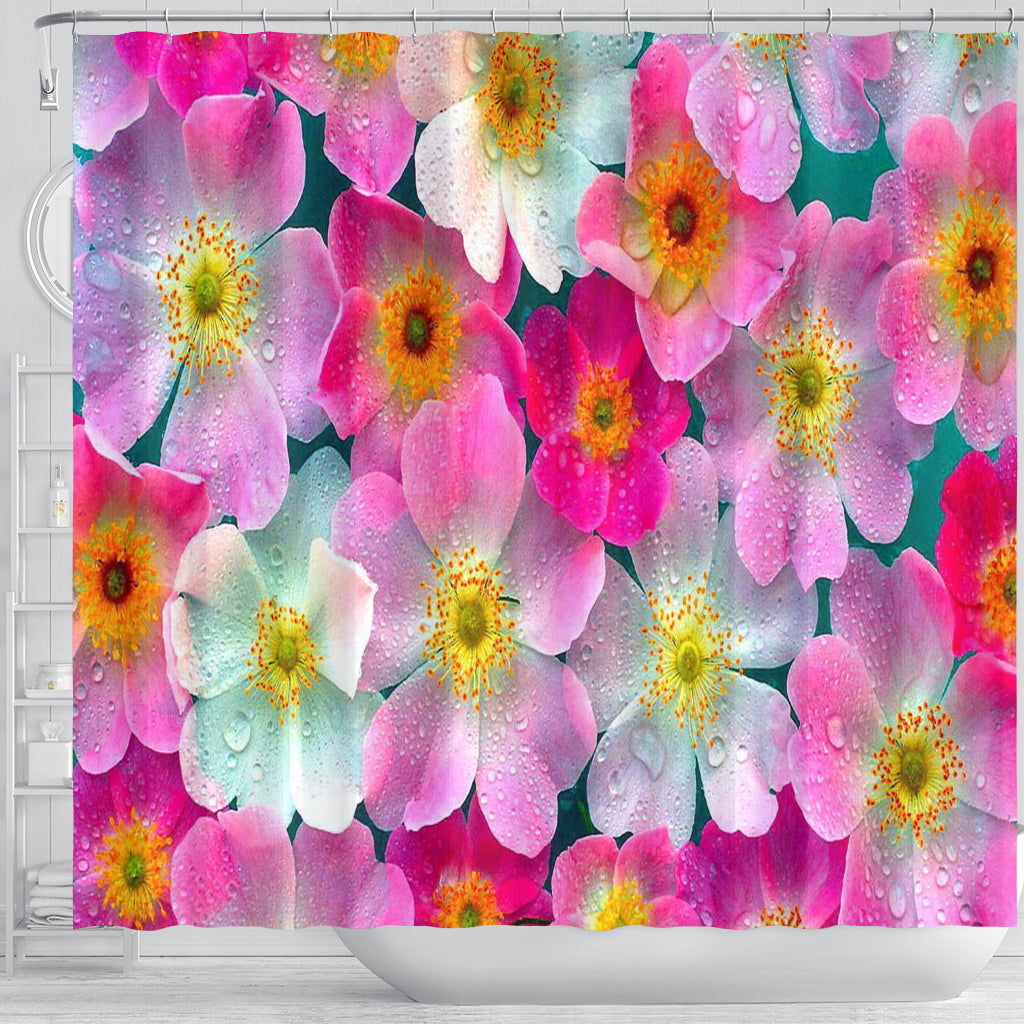 Flower Power Shower Curtain