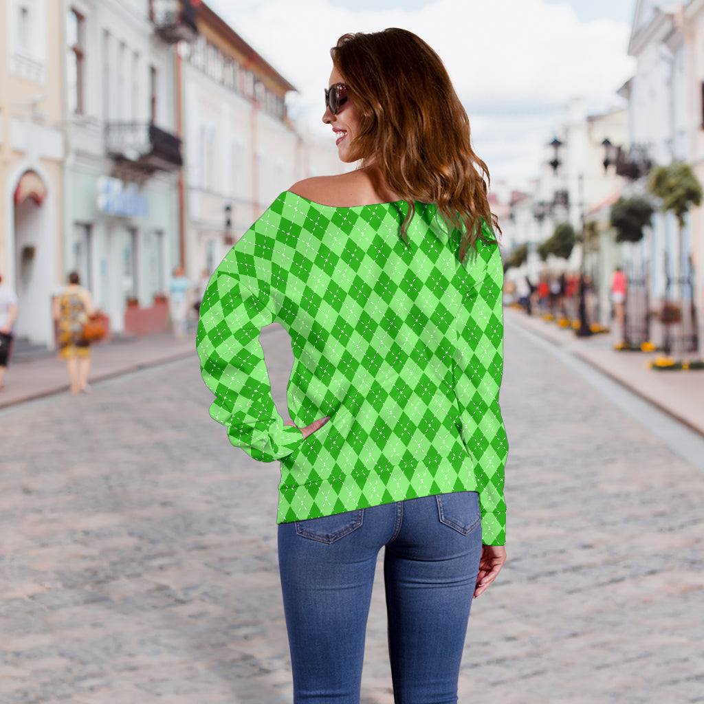 St Patricks Day Off Shoulder