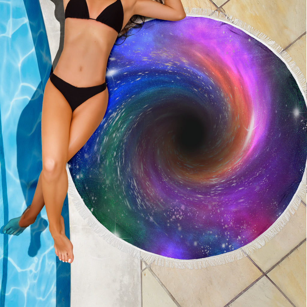 Black Hole Beach Blanket - Modern Style