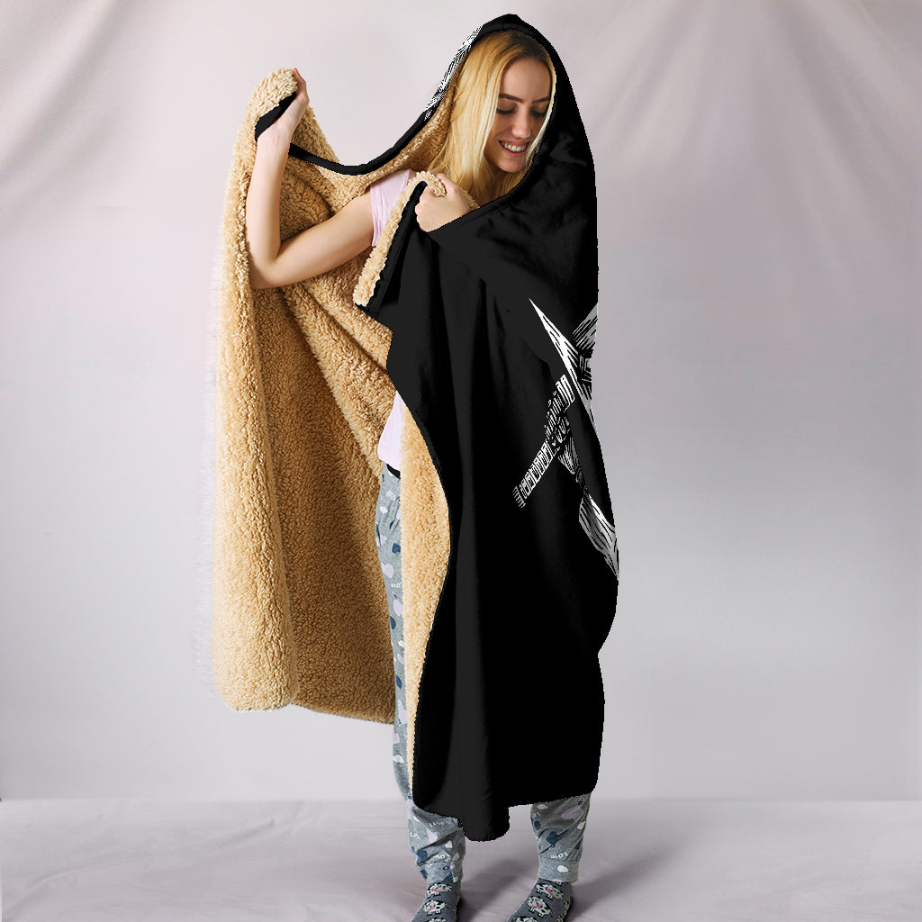 Skull Warrior Hooded Blanket