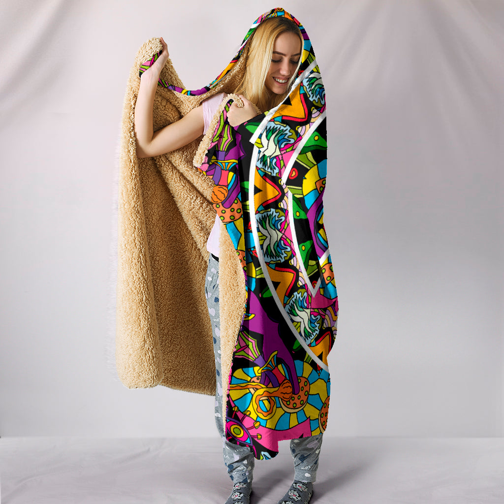 Peace Hoodie Blanket