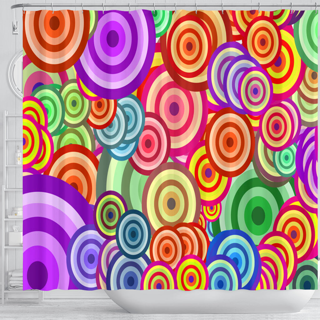 Retro Pattern Shower Curtain