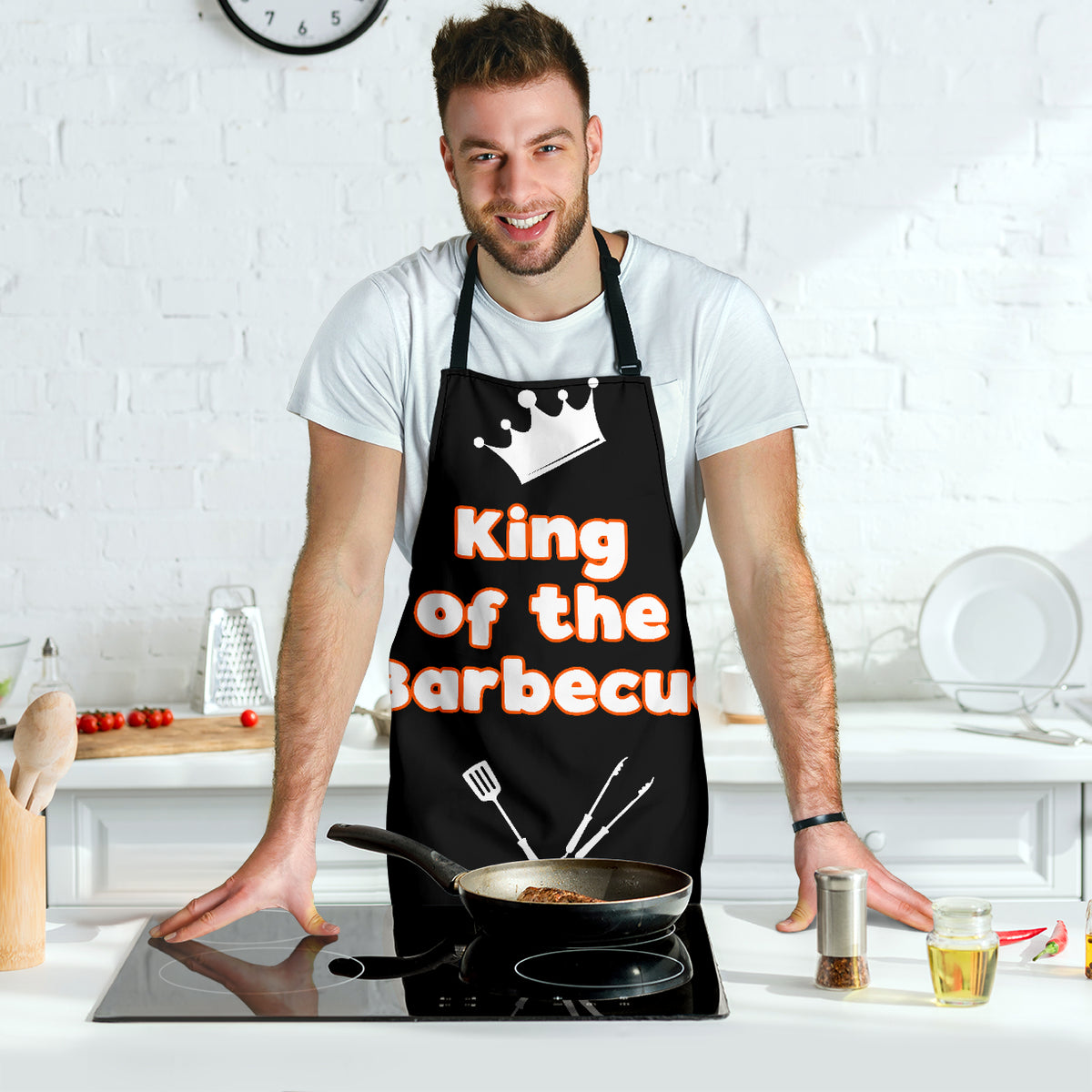 King of the Barbecue Apron